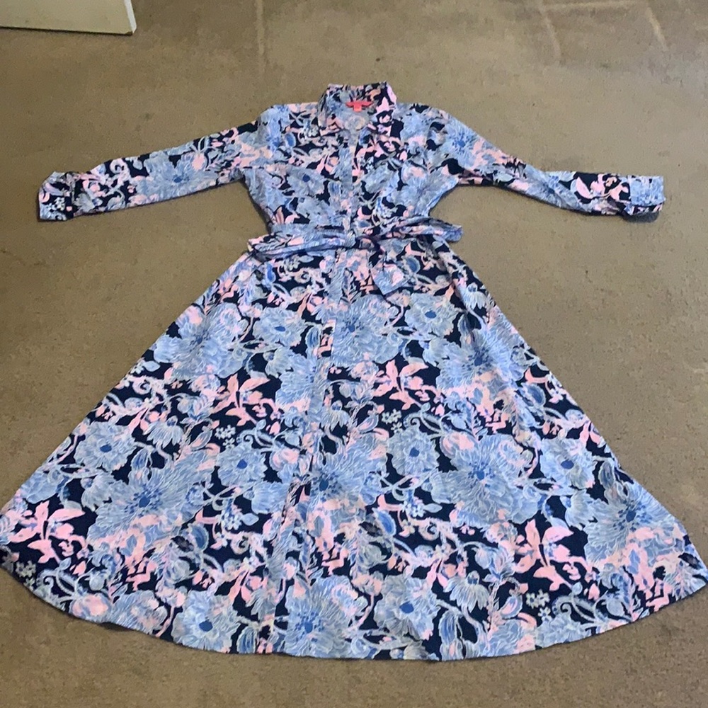 Lily Pulitzer shirt dress size 14